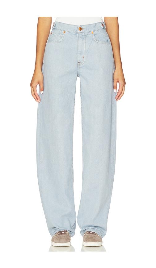 SLVRLAKE Cassie Wide Leg Jeans in Blue by SLVRLAKE