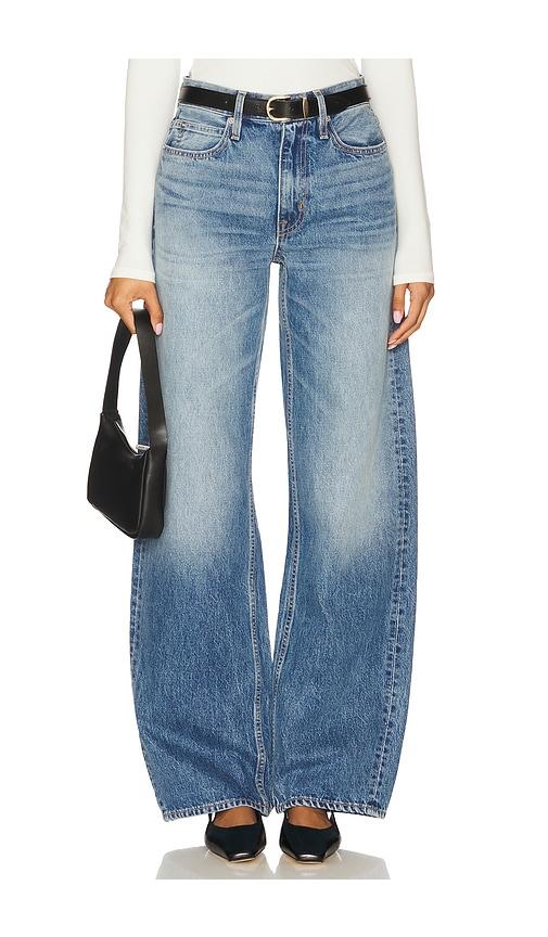 SLVRLAKE Cassie Wide Leg Jeans in Blue by SLVRLAKE