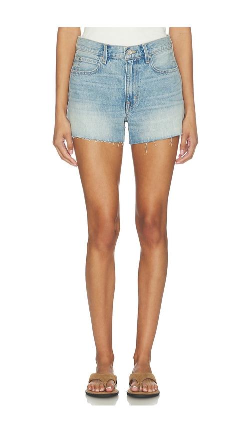 SLVRLAKE Clara Relaxed Mini Short in Blue by SLVRLAKE
