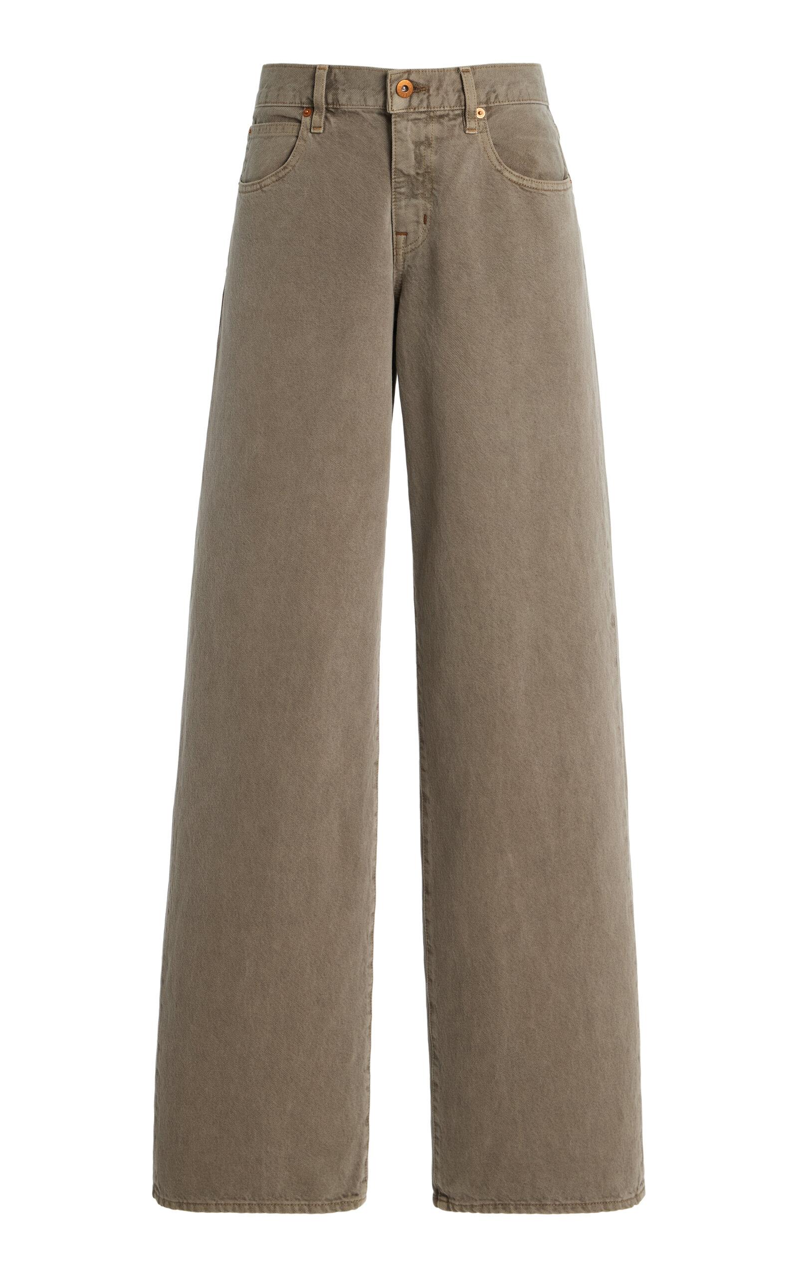 SLVRLAKE Exclusive Mica Rigid Low-Rise Wide-Leg Jeans - Moda Operandi by SLVRLAKE