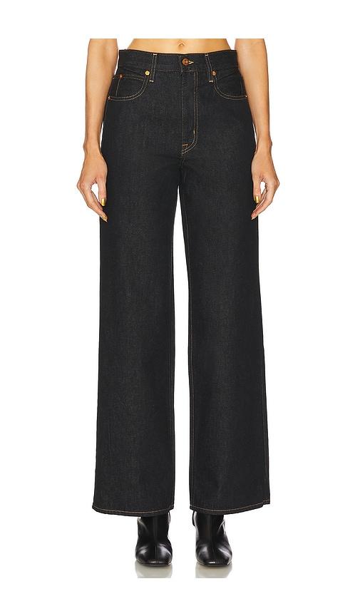 SLVRLAKE Grace Wide Leg Jeans in Black by SLVRLAKE