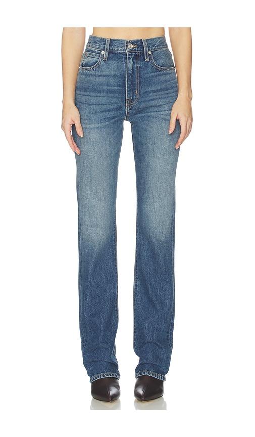 SLVRLAKE Jade High Rise Slim Boot Jeans in Blue by SLVRLAKE