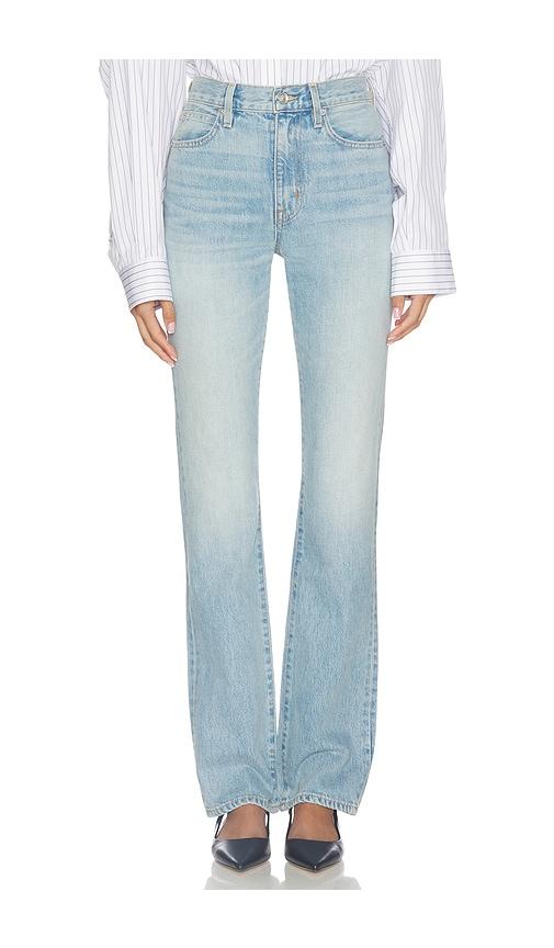 SLVRLAKE Jade High Rise Slim Boot Jeans in Blue by SLVRLAKE