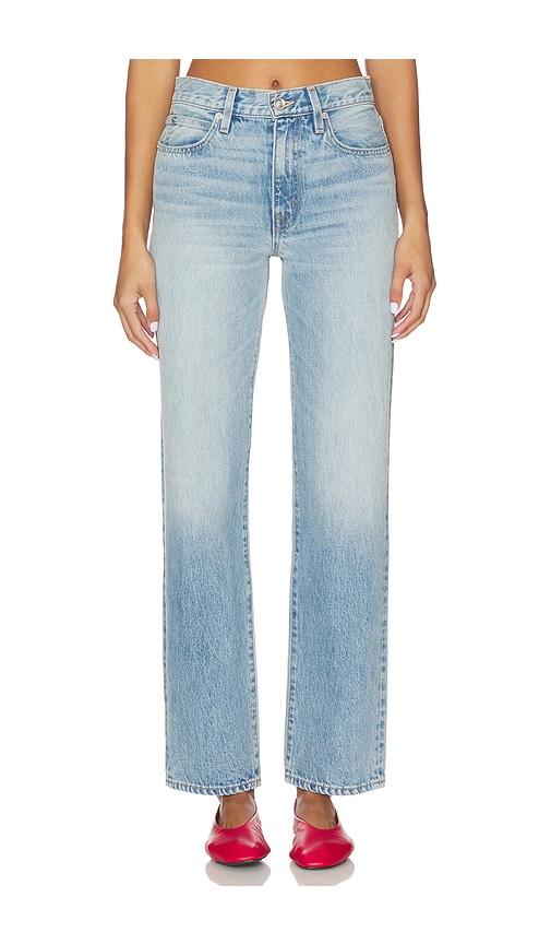 SLVRLAKE Kendra Straight Leg Jeans in Blue by SLVRLAKE