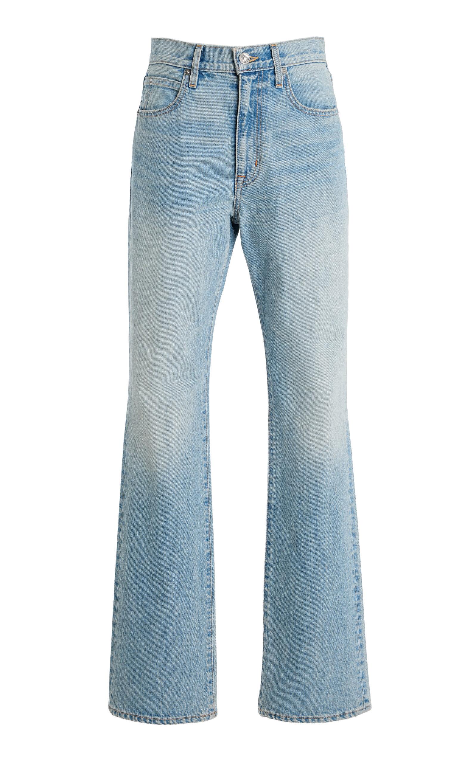 SLVRLAKE London Rigid High-Rise Straight-Leg Jeans - Moda Operandi by SLVRLAKE