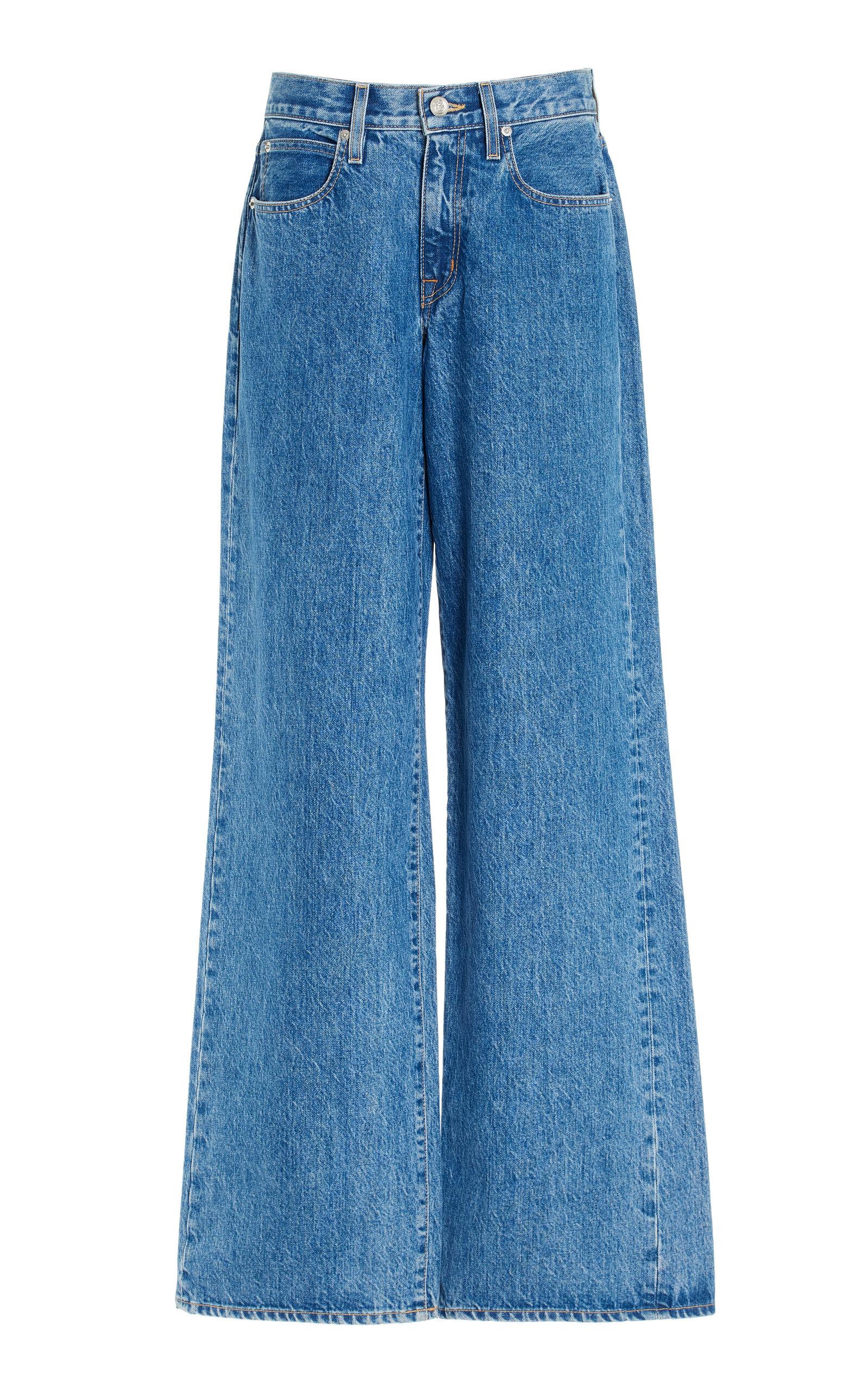 SLVRLAKE Mica Rigid Low-Rise Wide-Leg Jeans - Moda Operandi by SLVRLAKE