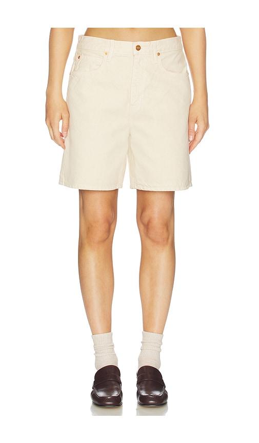 SLVRLAKE Square Short in Cream by SLVRLAKE