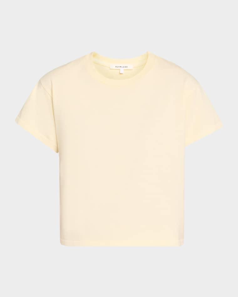 Short-Sleeve Boxy Tee by SLVRLAKE