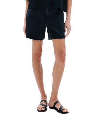Sienna High Rise Jean Shorts in Shadow Ridge by SLVRLAKE