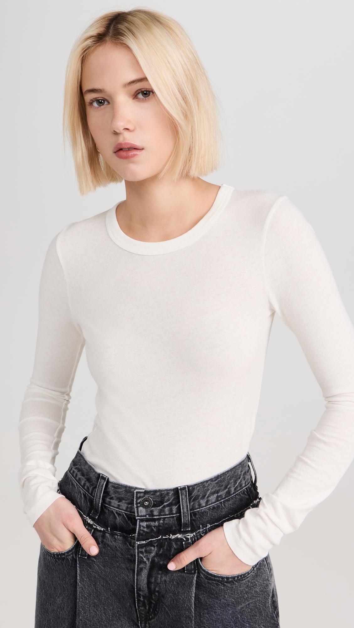 Simple Long Sleeve Tee by SLVRLAKE