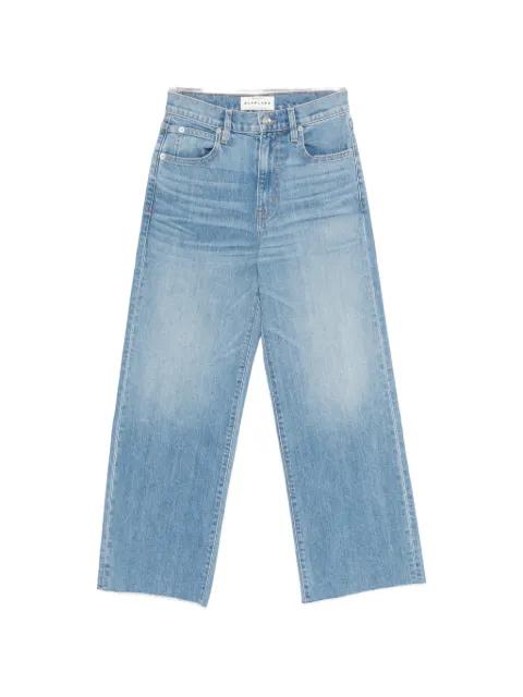 frayed grace crop denim jeans by SLVRLAKE