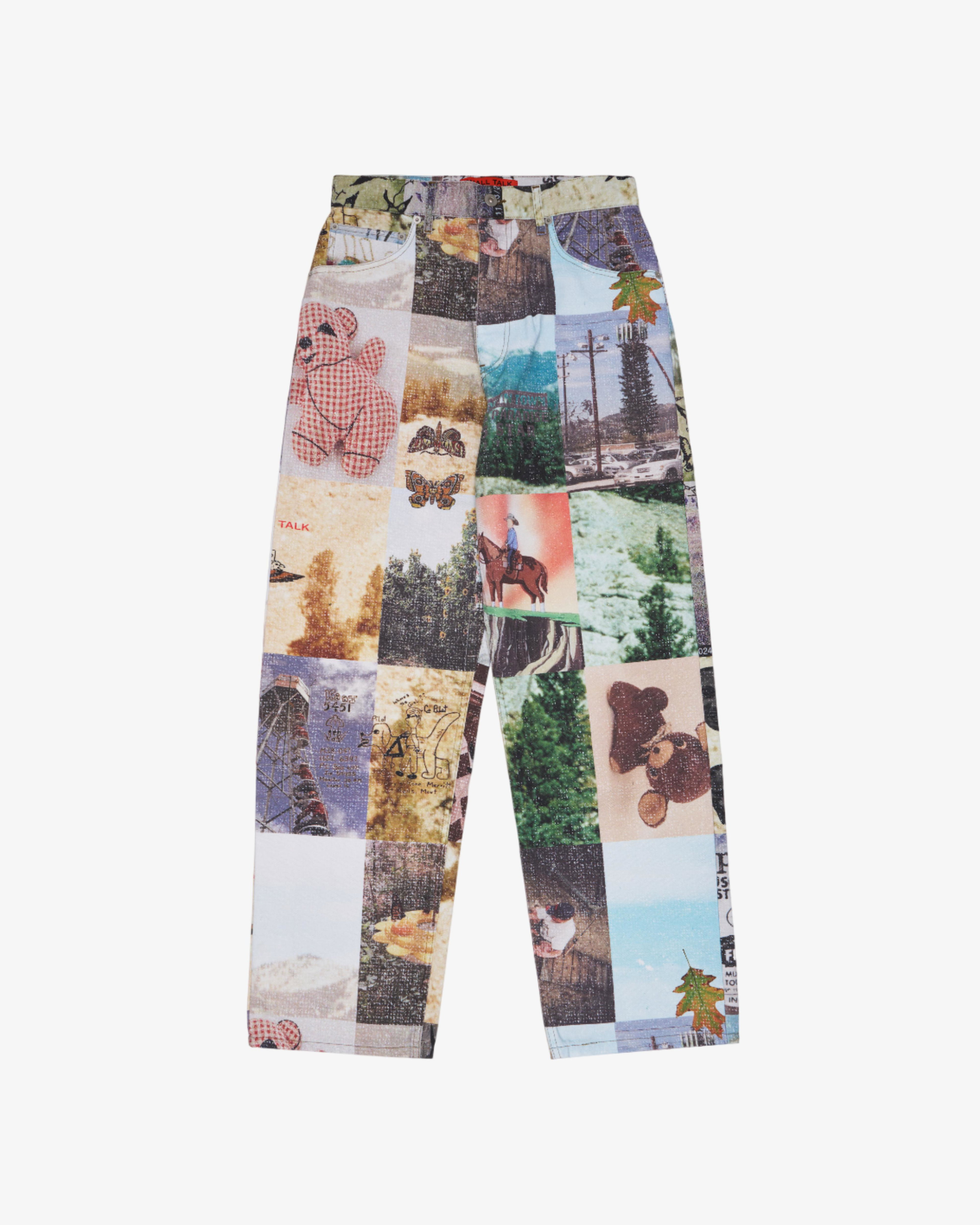 Small Talk Studio - Men's Jean Cut Trouser - (Print) by SMALL TALK STUDIO