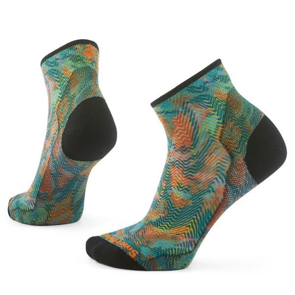 Bike Zero Cushion Jungle Music Print Ankle Socks by SMARTWOOL