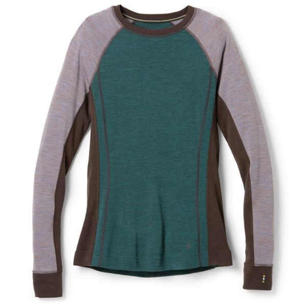 Classic Thermal Merino Colorblock Crew Base Layer Top by SMARTWOOL