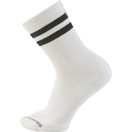 Everyday Athletic Striped Crew Sock by SMARTWOOL