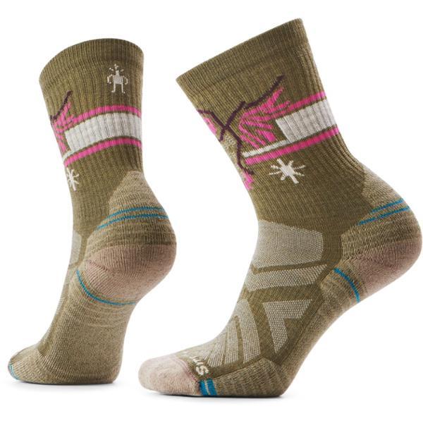 Hike Light Cushion Hoo Who Crew Socks by SMARTWOOL