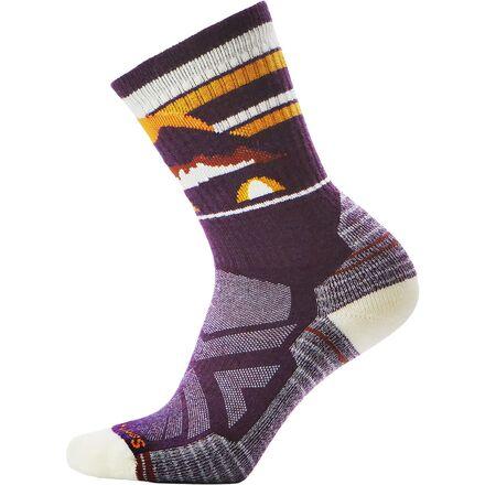 Hike Light Cushion Mountain Moon Crew Sock by SMARTWOOL