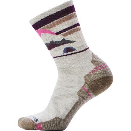 Hike Light Cushion Mountain Moon Crew Sock by SMARTWOOL