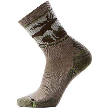 Hike Light Cushion Mountain Moose Crew Sock by SMARTWOOL