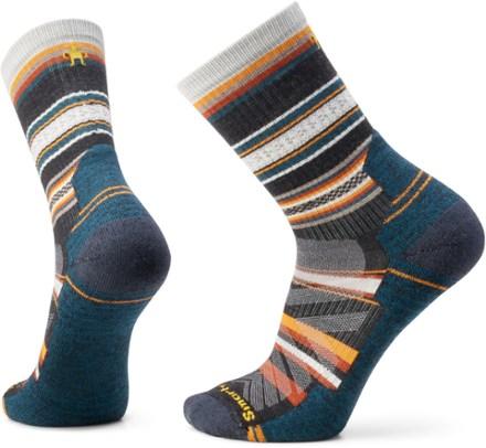 Performance Hike Light Cushion Panorama Crew Socks by SMARTWOOL