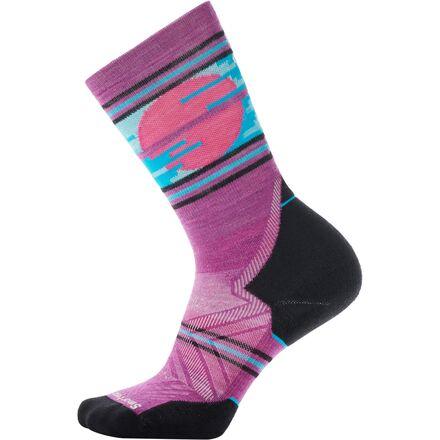 Trail Run Targeted Cushion Sunset Trail Crew Sock by SMARTWOOL