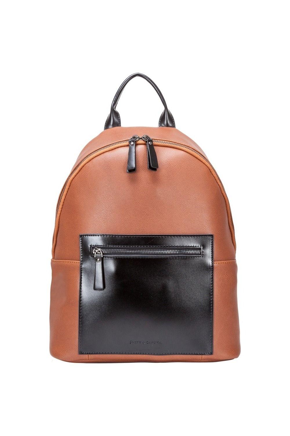 Two-Tone Zip Around Backpack by SMITH&CANOVA