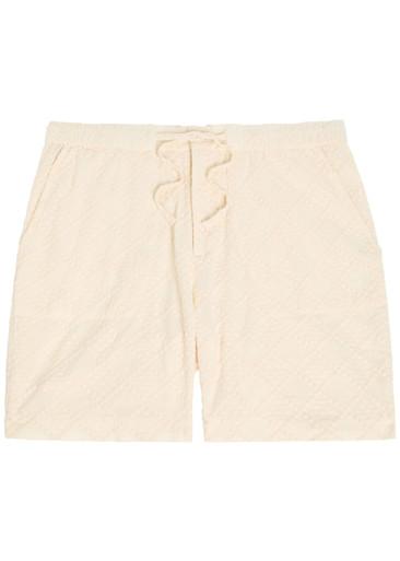 Escobelle embroidered cotton shorts by SMR DAYS