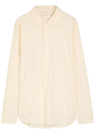 Ornos embroidered cotton polo shirt by SMR DAYS Ornos embroidered cotton polo shirt by SMR DAYS