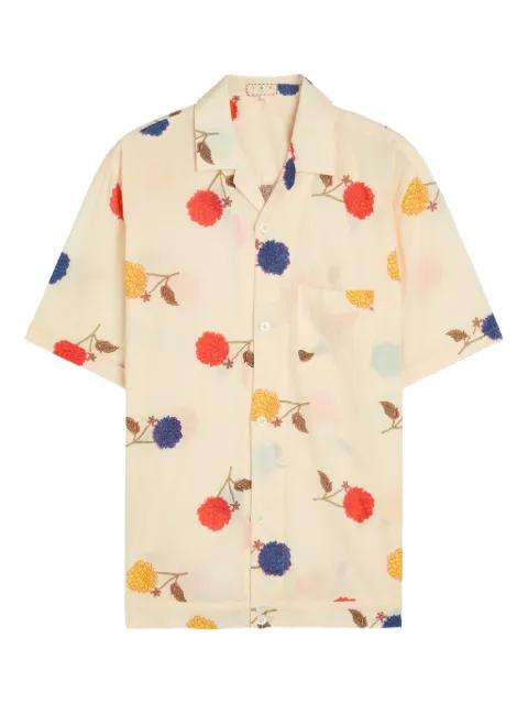 Paraiso floral pocket shirt by SMR DAYS