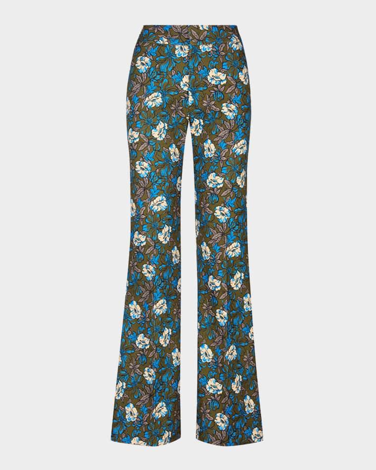 Floral Classic Pants by SMYTHE