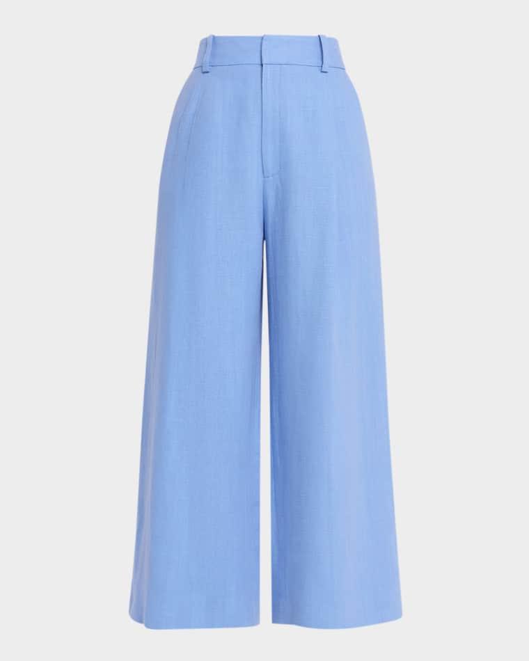 Linen Cropped Pants by SMYTHE