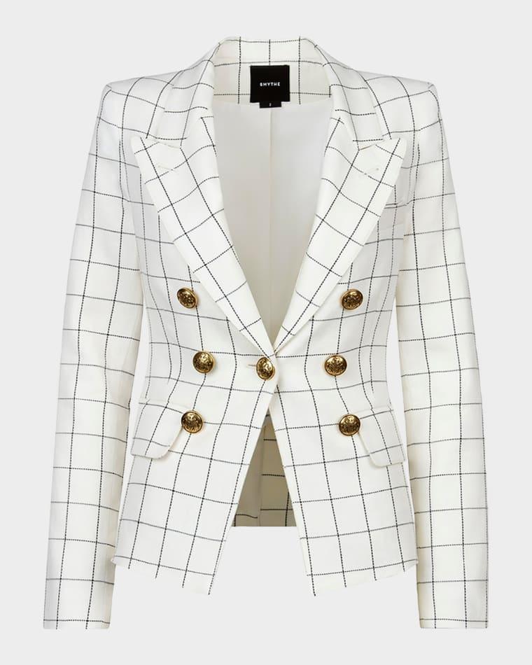 Mini Not a DB Windowpane Blazer by SMYTHE