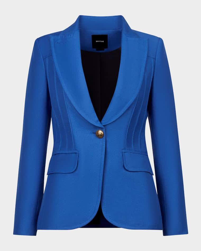 Single-Breasted Pintuck Blazer by SMYTHE