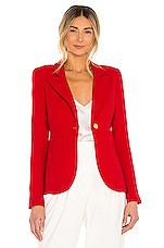 Smythe Classic Duchess Blazer in Red by SMYTHE