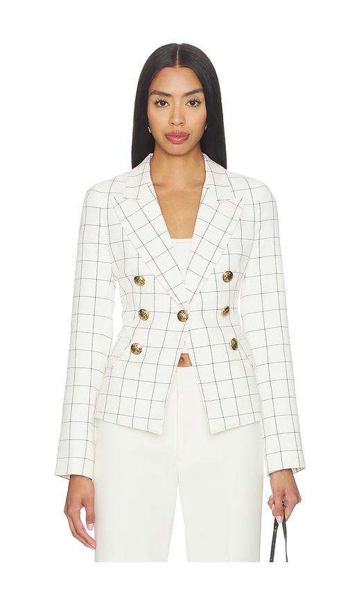 Smythe Mini Not A Db Blazer in Ivory by SMYTHE