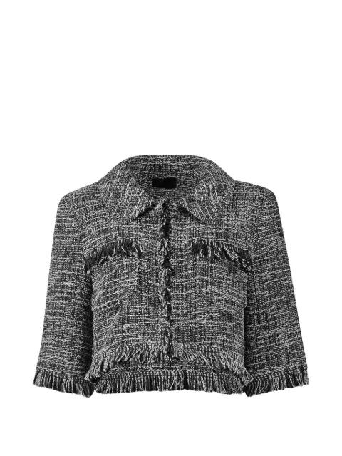 fringed cropped jacket by SMYTHE