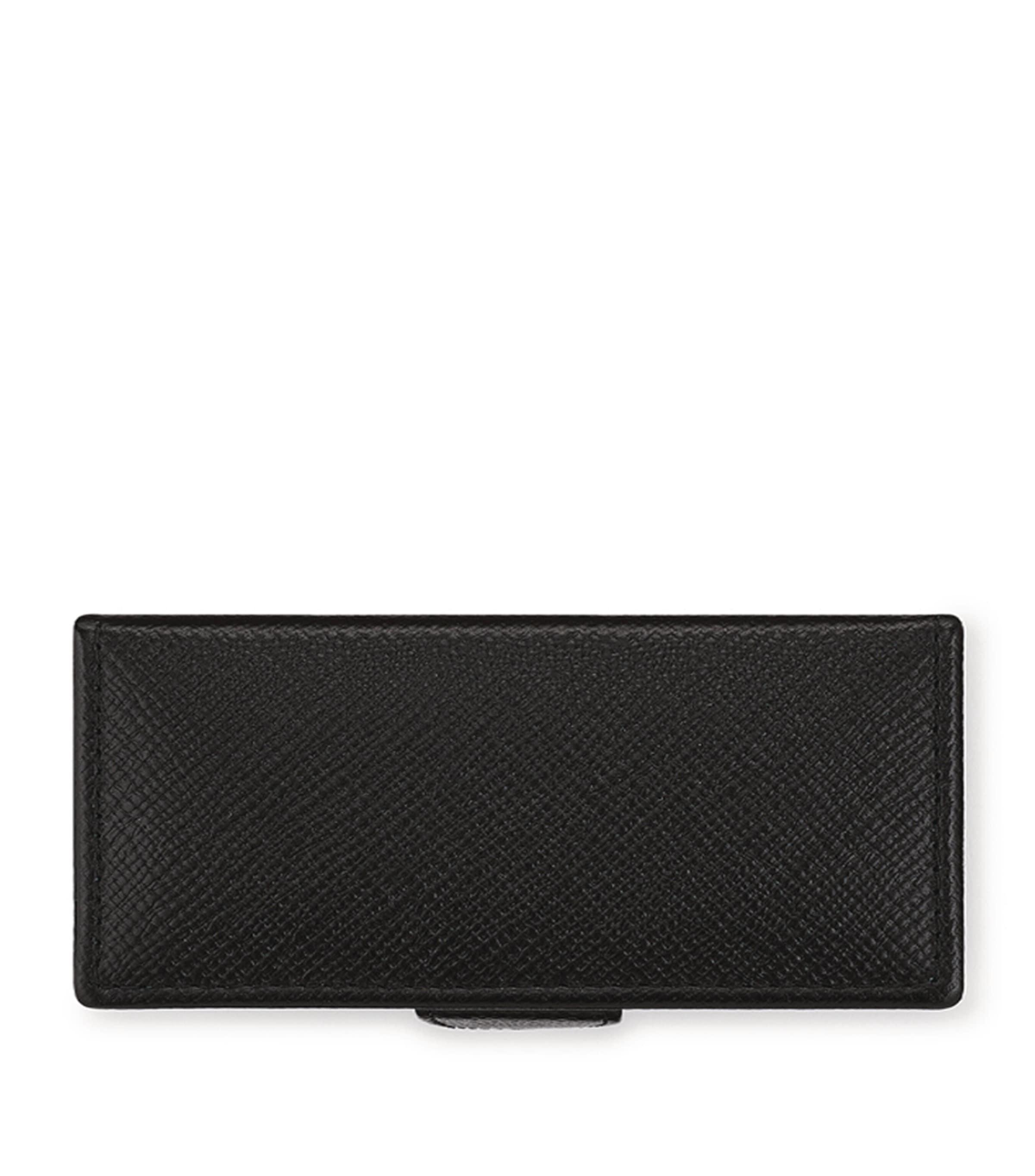Smythson Leather Panama Cufflink Box by SMYTHSON