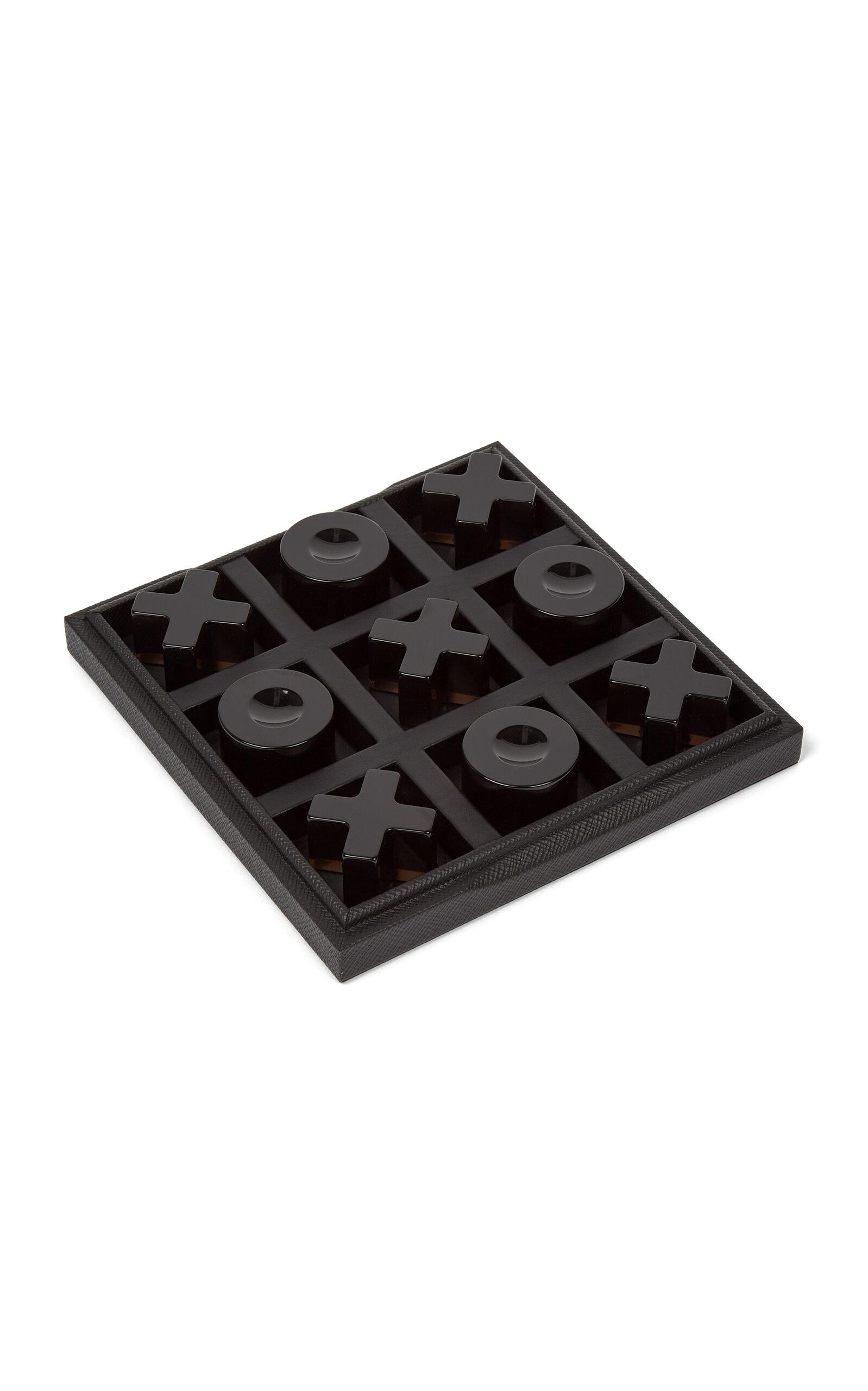 Smythson - Noughts And Crosses Set - Black - Moda Operandi by SMYTHSON