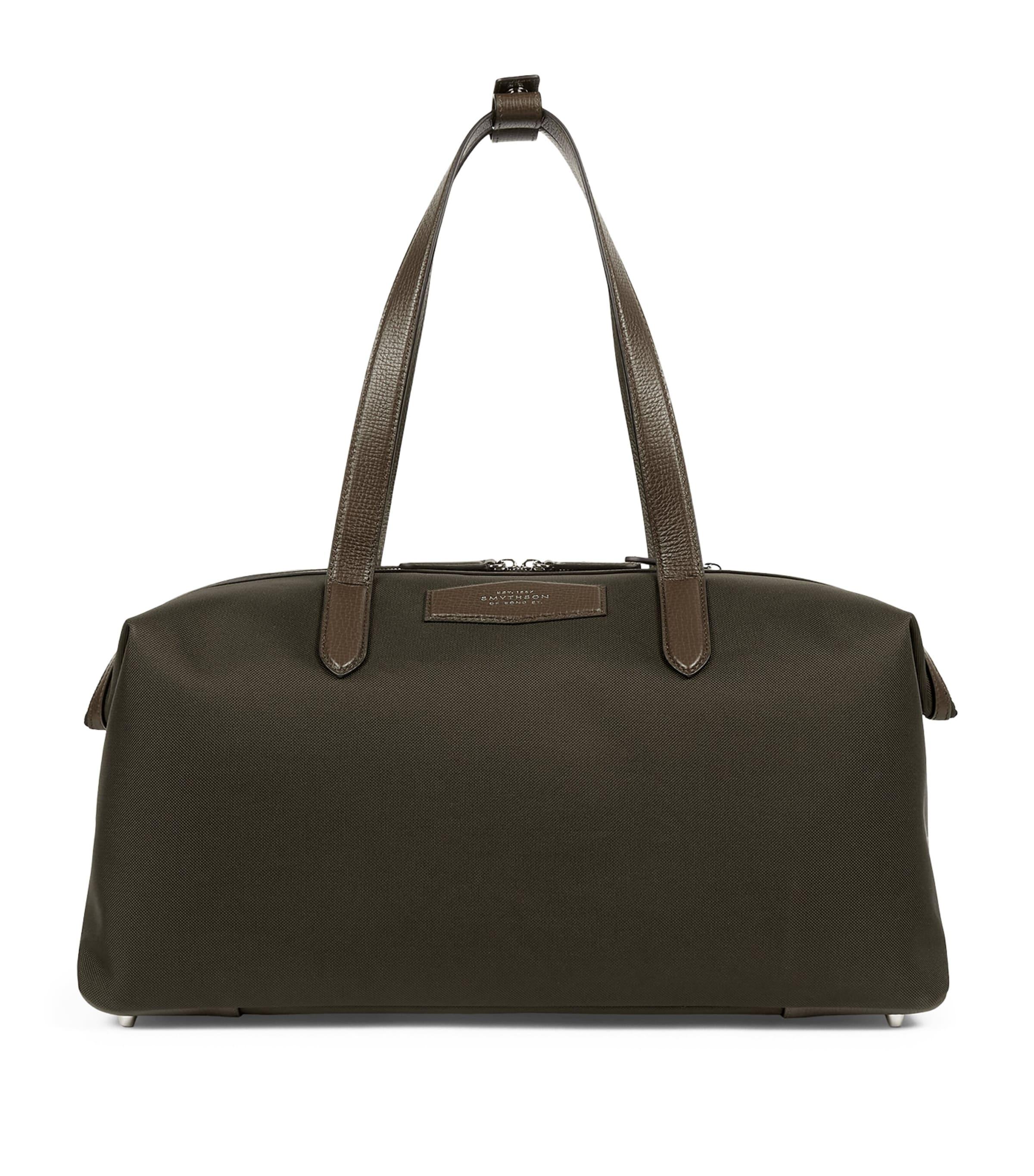 Smythson Small Canvas Norton Travel Bag by SMYTHSON