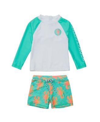 Boys' Ocean Clawed Long Sleeve Set - Baby by SNAPPER ROCK