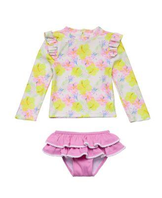 Girls' Aloha Vacay Recycled Ruffle Set - Baby by SNAPPER ROCK