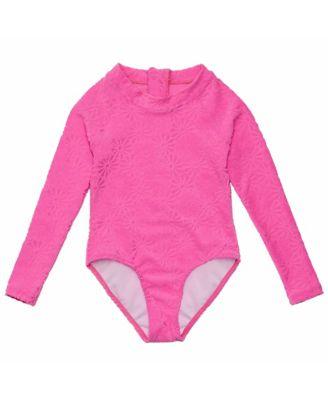 Girls' Bubblegum Bloom Long Sleeve Surf Suit - Baby by SNAPPER ROCK