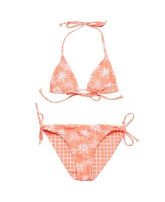 Girls' Cali Palms Recycled Triangle Bikini - Big Kid by SNAPPER ROCK
