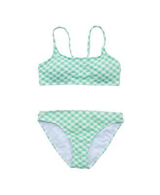 Girls' Cool Mint Crush Teen Crop Bikini - Big Kid by SNAPPER ROCK