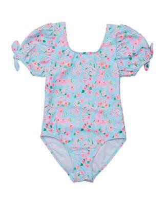Girls' Daisy Chain Puff Sleeve Surf Suit - Baby by SNAPPER ROCK
