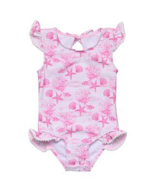 Girls' Lagoon Frill Swimsuit - Baby by SNAPPER ROCK
