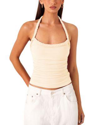 Gianna Ruched Halter Top by SNDYS