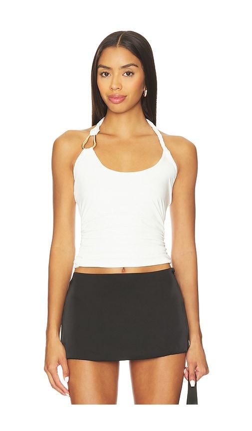 SNDYS Ash Tank Top in White by SNDYS