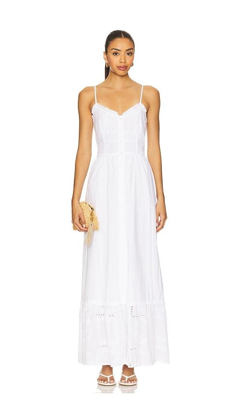 SNDYS Astrid Maxi Dress in White by SNDYS