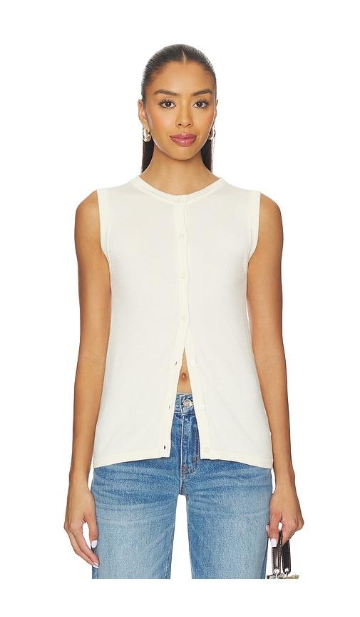 SNDYS August Vest in Cream by SNDYS